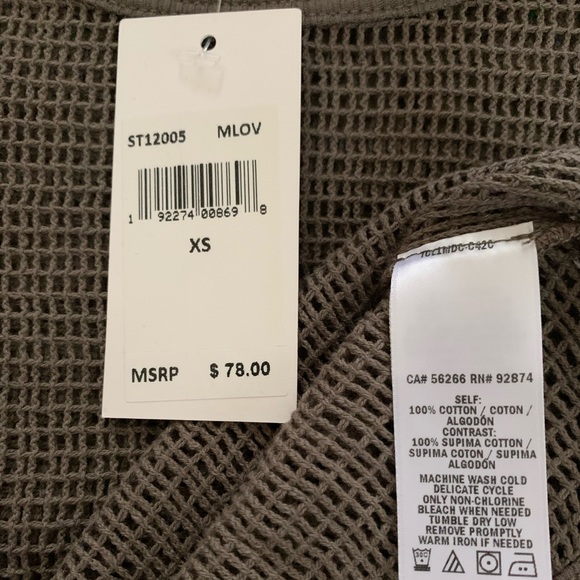 Splendid Portico Mesh T-Shirt Size XS - Picture 3 of 4